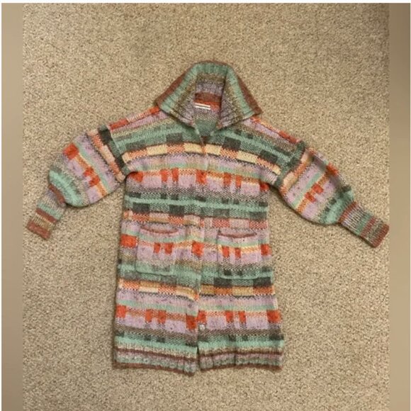 Anthropologie Brushed Cardigan Sweater Coat size M - Picture 10 of 10